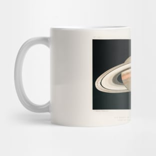 Saturn planet vintage illustration Mug